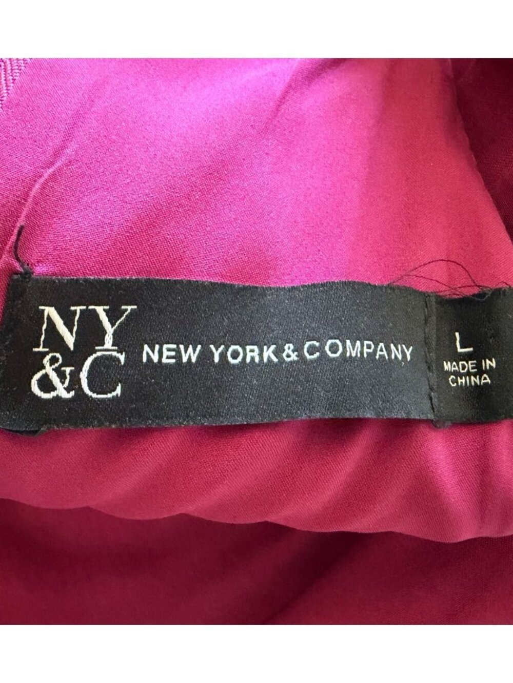 New York & Company Floral Applique Jumpsuit (L) - Picture 3 of 3